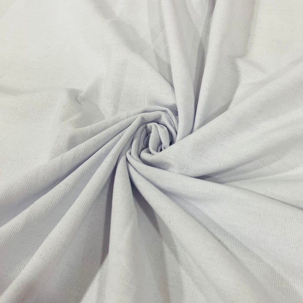 Tecido Linho Misto Branco com 50 metros - Empório dos Tecidos 
