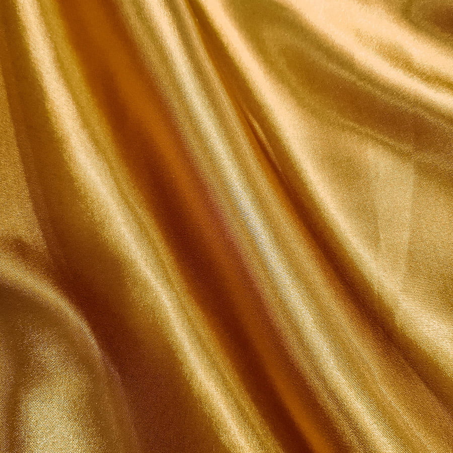 Tecido Cetim com Elastano Ouro - Empório dos Tecidos 