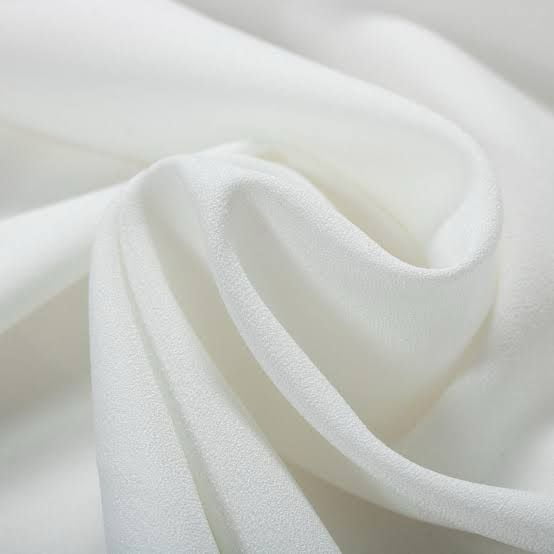 Tecido Crepe Georgete Off-White - Empório dos Tecidos 