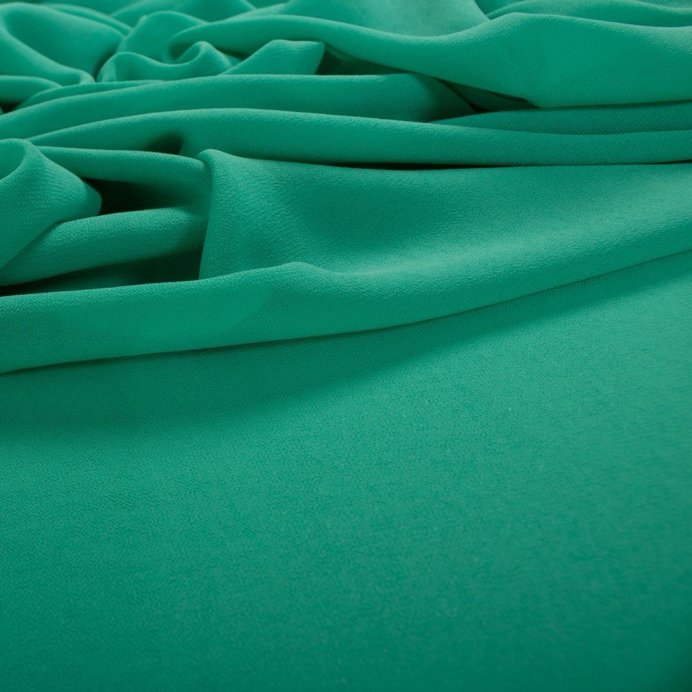Tecido Crepe Georgete Verde Jade - Empório dos Tecidos 