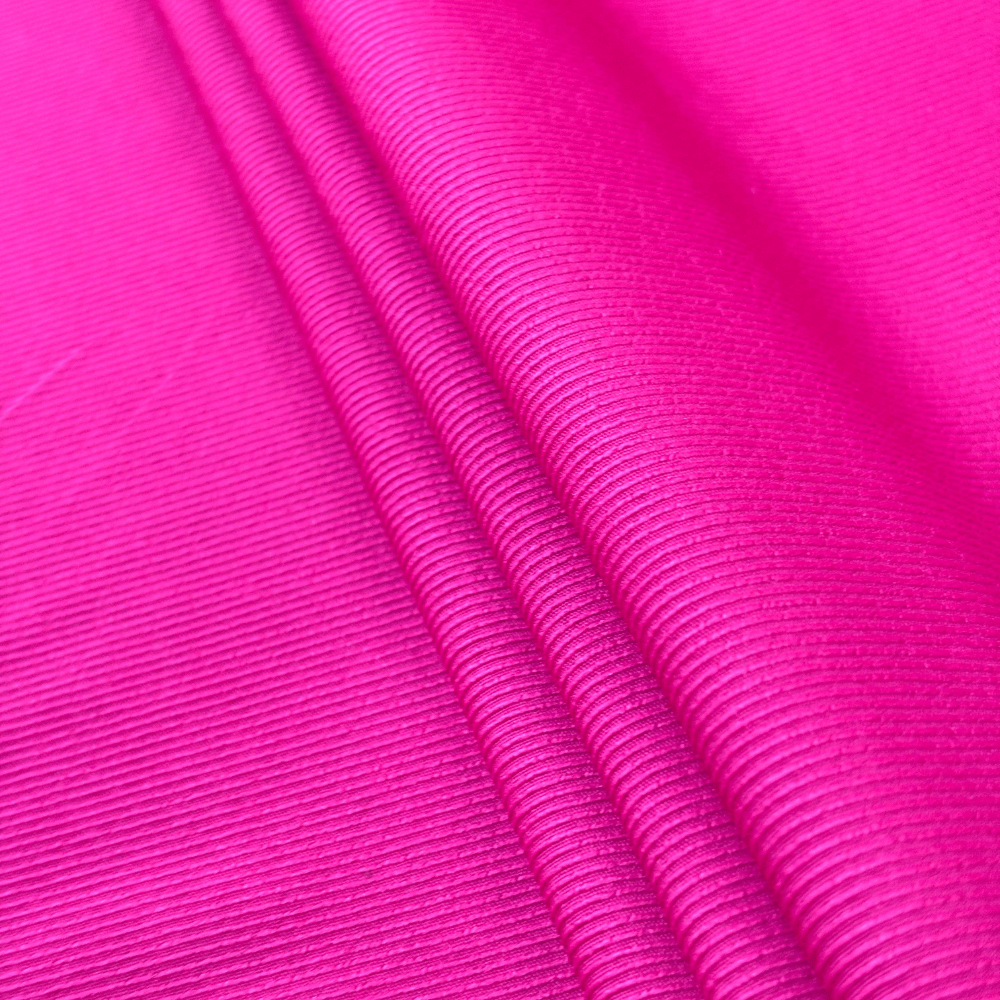 Tecido Crepe Salina Trabalhado Rosa Pink - Empório dos Tecidos 