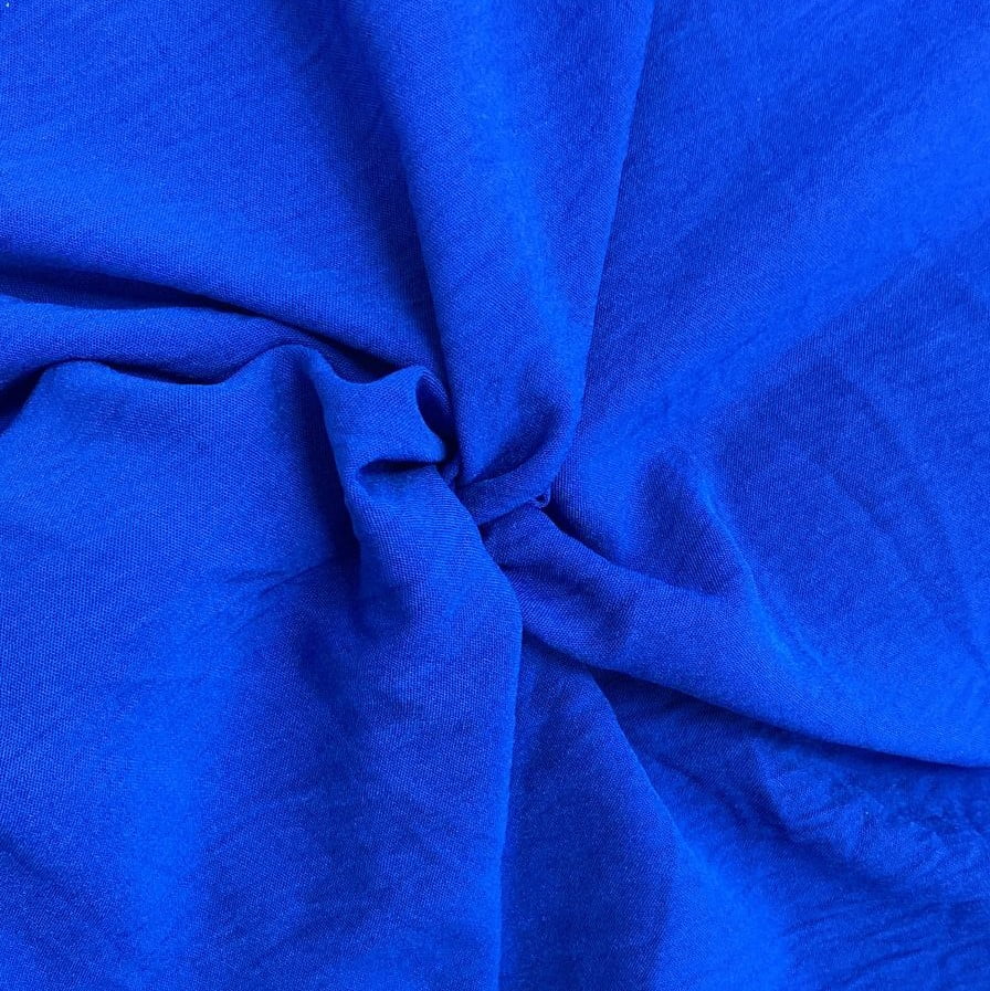 Tecido Crepe Duna Azul Royal  - Empório dos Tecidos 