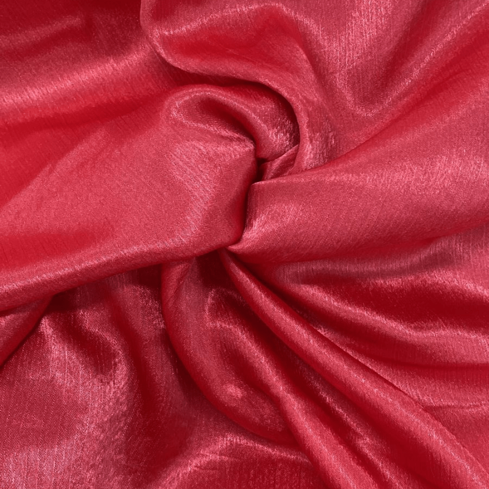 Tecido Crepe Acetinado Rosa Chiclete - Empório dos Tecidos 