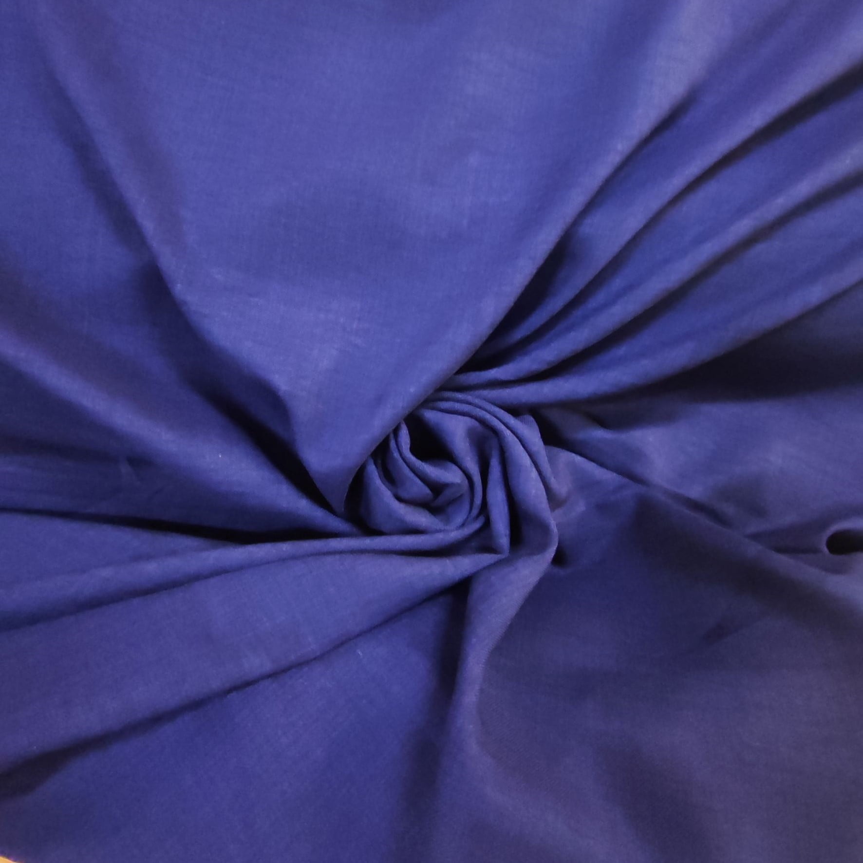 Tecido Linho de Poliéster Azul Marinho - Empório dos Tecidos 