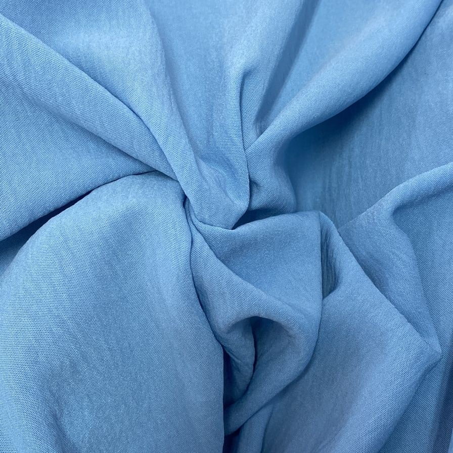 Tecido Crepe Duna Azul Serenity - Empório dos Tecidos 