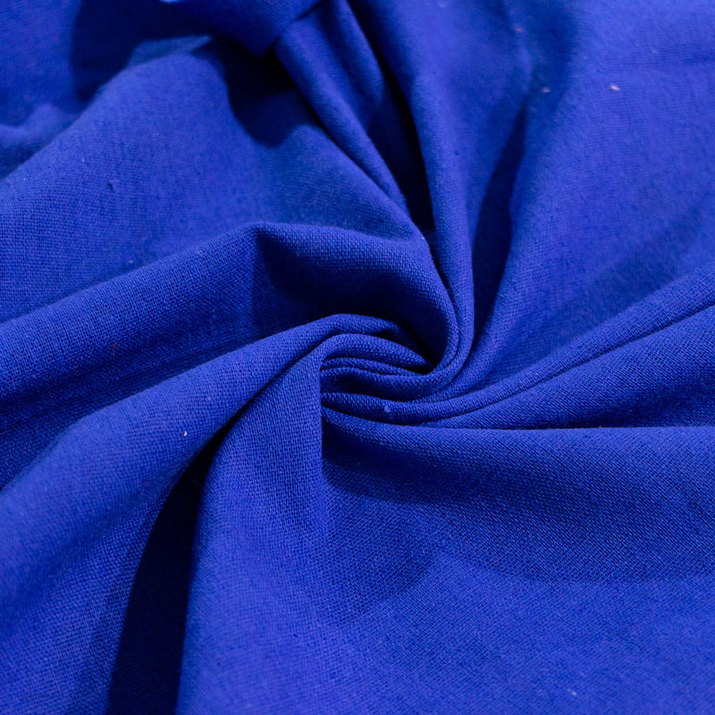 Tecido Linho Misto Azul Royal - Empório dos Tecidos