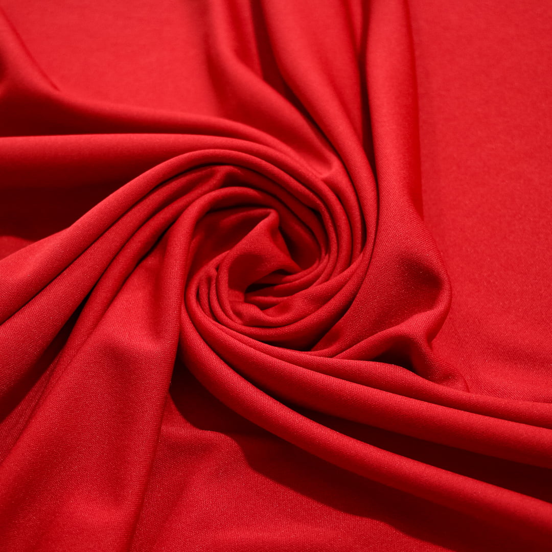 Tecido Malha Helanca Vermelho Vivo - Empório dos Tecidos 