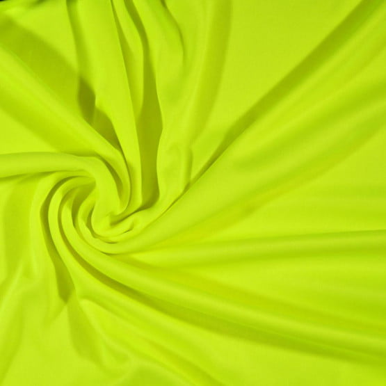 Tecido Malha Helanca Amarelo Neon - Empório dos Tecidos 