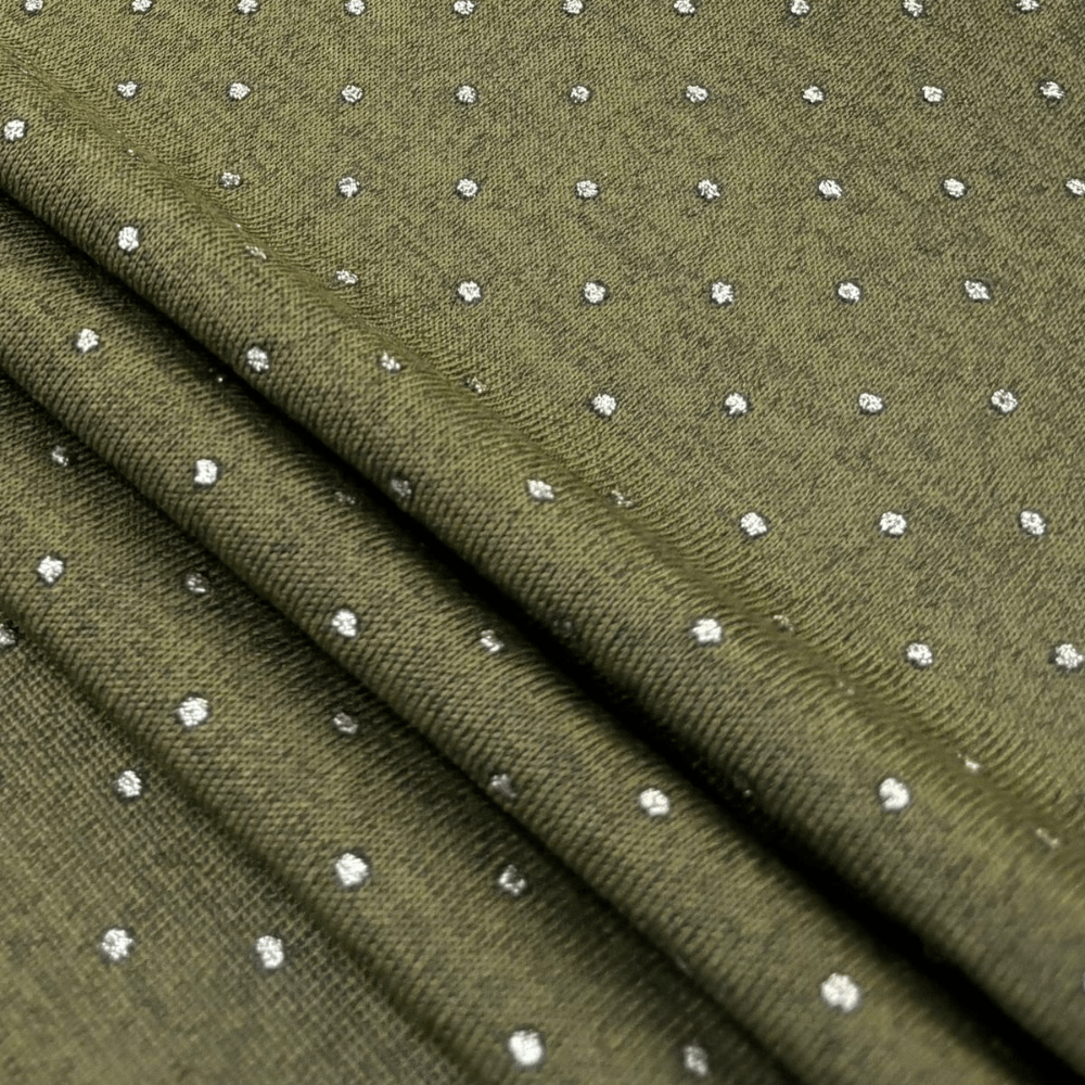 Tecido Malha Lanzinha Verde Militar - Empório dos Tecidos 