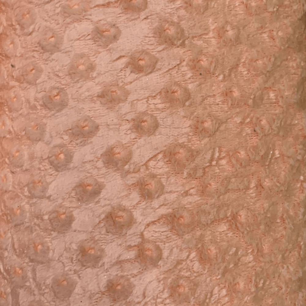 Tecido Malha Coral Fleece Dots Salmão - Empório dos Tecidos 