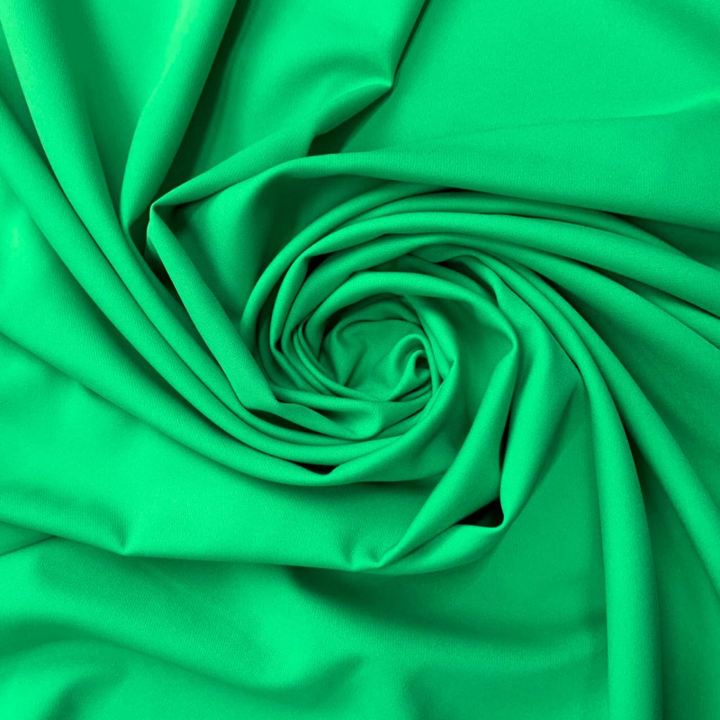 Tecido Crepe New Look Liso Verde Folha - Empório dos Tecidos 