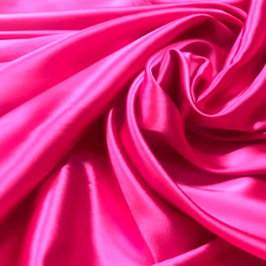 Tecido Cetim Charmousse Rosa Pink - Empório dos Tecidos 
