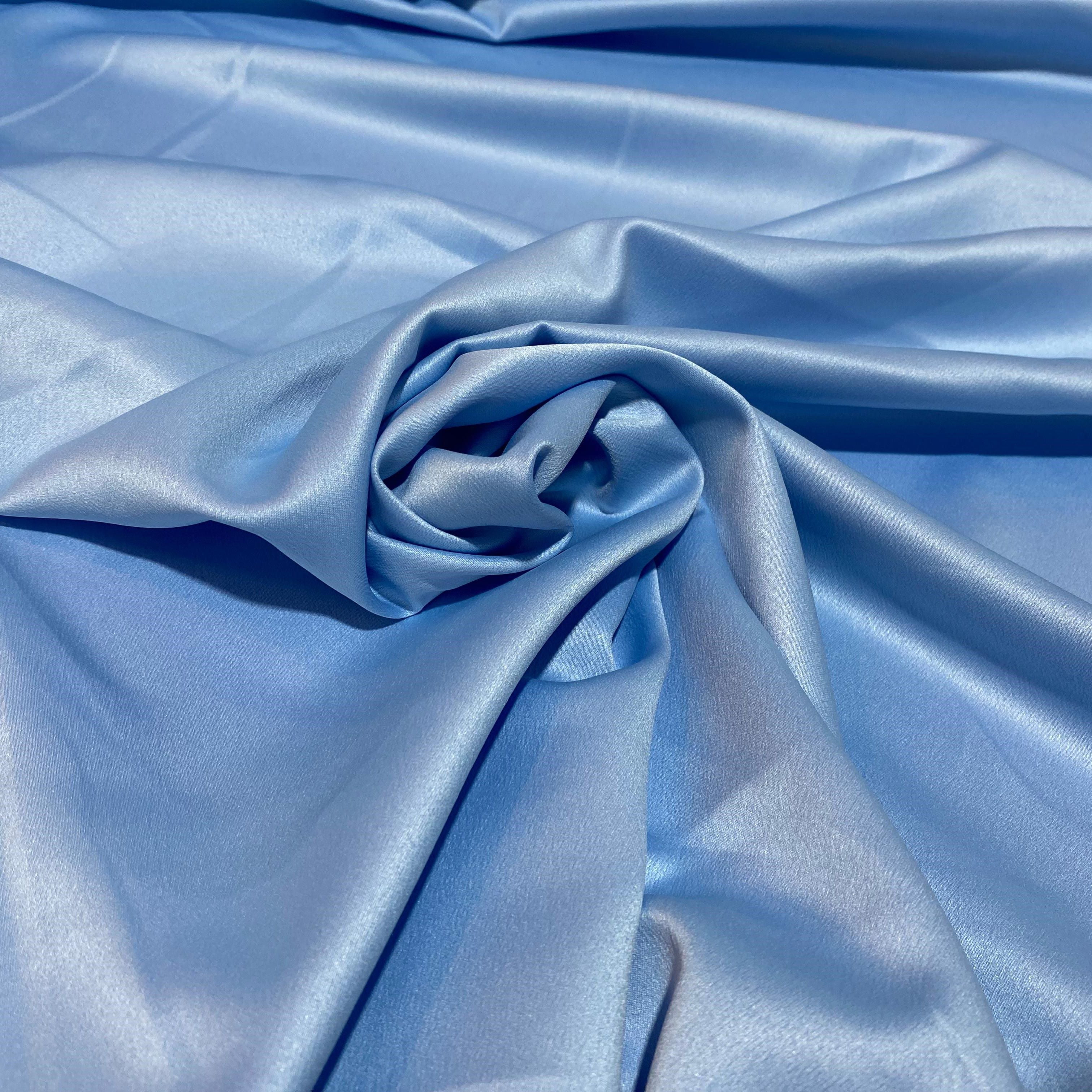 Tecido Crepe Amanda Azul Serenity - Empório dos Tecidos 