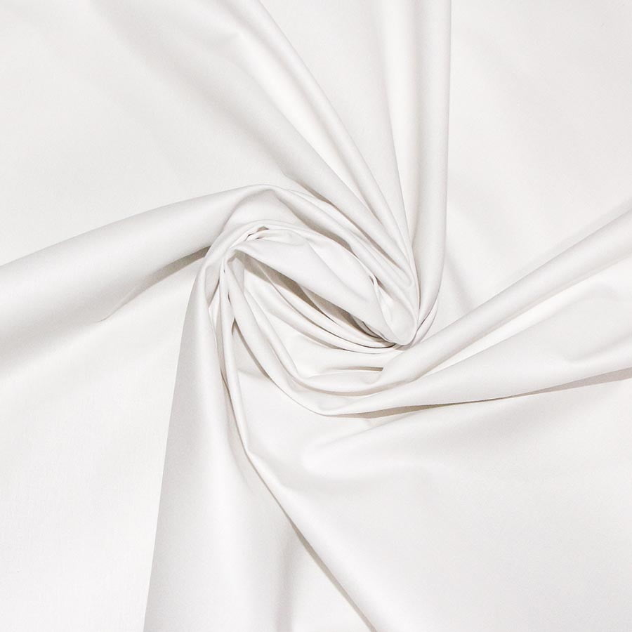 Tecido Percal Liso Branco 180 Fios - Empório dos Tecidos 