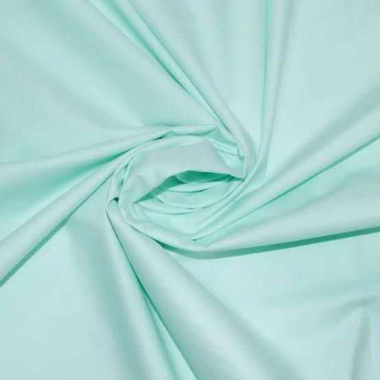 Tecido Percal Liso Verde Água 150 Fios - Empório dos Tecidos 