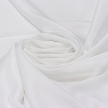 Tecido Crepe Amanda Branco com 50 metros - Empório dos Tecidos 