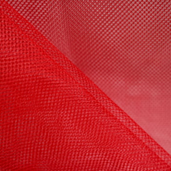 Tecido Filó de Armação Vermelho com 50 metros - Empório dos Tecidos 