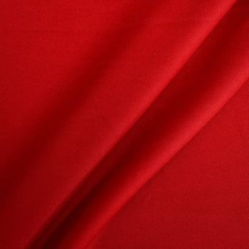 Tecido Gabardine Vermelho Puro com 50 metros - Empório dos Tecidos 