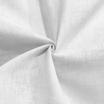 Tecido Linho Puro Branco com 50 metros - Empório dos Tecidos 