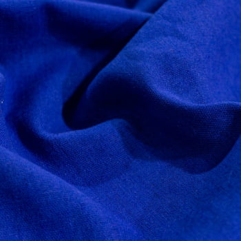Tecido Linho Misto Azul Royal com 50 metros