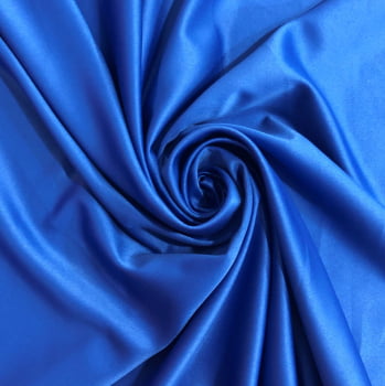 Tecido Crepe Amanda Azul Royal com 50 metros - Empório dos Tecidos 