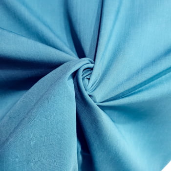 Tecido Viscolinho Azul Tiffany com 50 metros