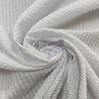Tecido Anarruga Branco  - Empório dos Tecidos 