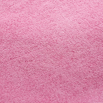 Tecido Atoalhado Felpudo Tinto Rosa Bebe - Empório dos Tecidos 