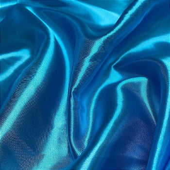 Tecido Cetim Charmousse Azul Céu - Empório dos Tecidos 