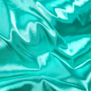 Tecido Cetim com Elastano Verde Água - Empório dos Tecidos 