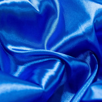Tecido Cetim com  Elastano Azul Royal  - Empório dos Tecidos 