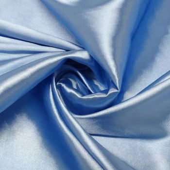 Tecido Cetim com Elastano Azul Serenity - Empório dos Tecidos 