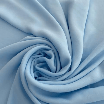 Crepe Amanda Liso Azul Serenity - SóTecidos - Todo site em 10x sem