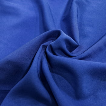 Tecido Crepe Salina Azul Royal