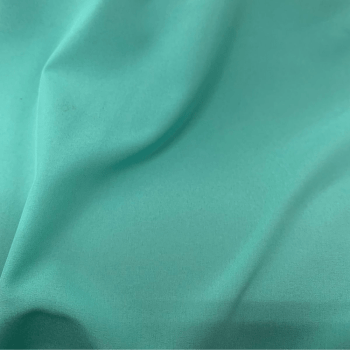 Tecido Crepe Salina Liso Verde Àgua  - Empório dos Tecidos 