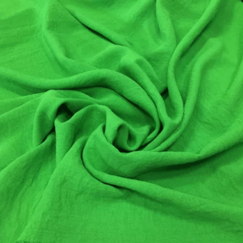 Tecido Crepe Duna Verde Folha