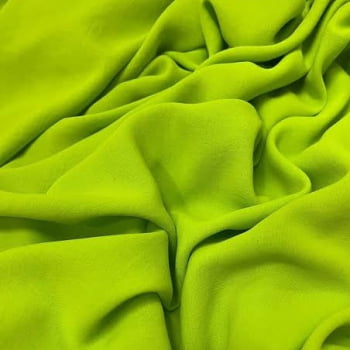 Tecido Crepe Duna Verde Lima - Empório dos Tecidos 