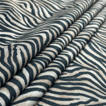Tecido Crepe Mousson Zebra