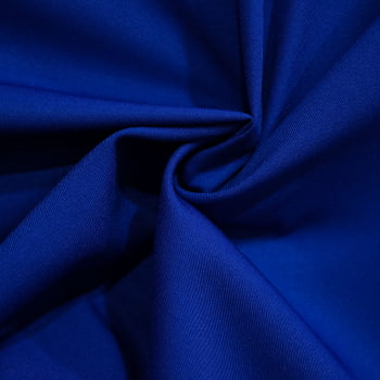 Tecido Gabardine Azul Royal - Empório dos Tecidos 