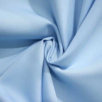 Tecido Gabardine Azul Celeste Claro - Empório dos Tecidos 