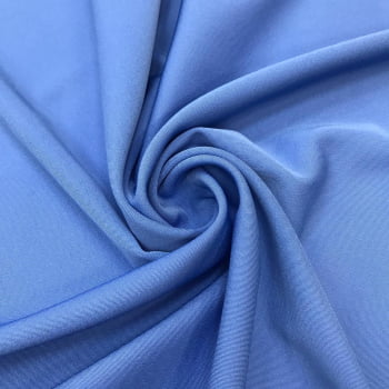 Tecido Gabardine Azul Celeste Escuro - Empório dos Tecidos 