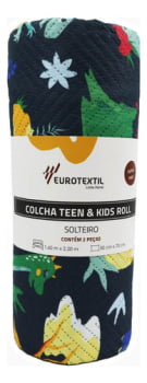 Colcha Cobre Leito Teen & Kids Roll Solteiro - Estampas Variadas - Empório dos Tecidos 