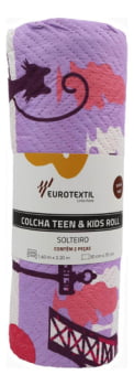 Colcha Cobre Leito Teen & Kids Roll Solteiro - Estampas Variadas - Empório dos Tecidos 