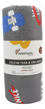 Colcha Cobre Leito Teen & Kids Roll Solteiro - Estampas Variadas - Empório dos Tecidos 