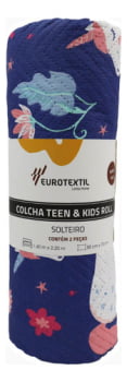 Colcha Cobre Leito Teen & Kids Roll Solteiro - Estampas Variadas - Empório dos Tecidos 