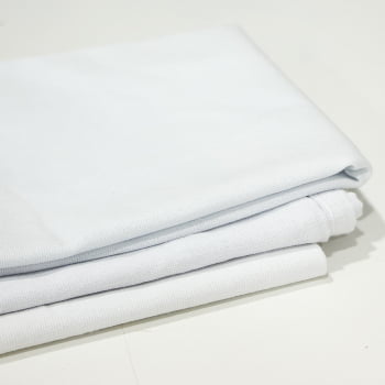 Tecido Kit 10 Panos de Prato Lisos Brancos 72x45 cm - Empório dos Tecidos 