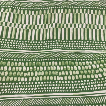 Tecido Linho Misto Estampado Verde - Empório dos Tecidos 