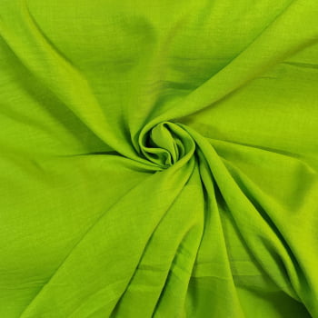 Tecido Linho de Poliéster Verde Lima - Empório dos Tecidos 