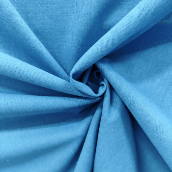 Tecido Linho Misto Azul Turquesa - Empório dos Tecidos 