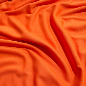 Tecido Malha Helanca Laranja Tangerina - Empório dos Tecidos 